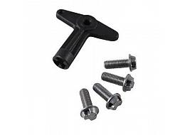 Wheel Centre Cap Screws Bolts With Key